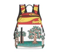 CNTDBU Mochila ligera e informal de gran capacidad con la bandera de la Isla del Príncipe Eduardo