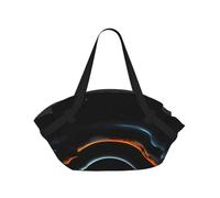 CNTDBU Mysterious Cosmic Black Holes 2 en 1 - Manta de picnic plegable impermeable para parque de playa, bolsa portátil de camping con bolsillos de almacenamiento para aventuras al aire libre