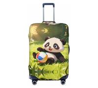 CNTDBU Panda Play Ball - Funda elástica para maleta, protector de equipaje elástico para viajes, resistente a los arañazos, se adapta a la mayoría de maletas, Black, S, bohemio