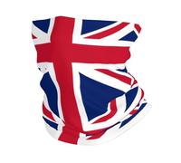 CNTDBU Pañuelo deportivo multifuncional con bandera británica, sin costuras, elástico, máscara facial, diadema, polaina para ciclismo, correr, senderismo, playa y esquí