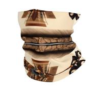 CNTDBU Pañuelo deportivo multifuncional con patrones nativos americanos, sin costuras, elástico, máscara facial, diadema, polaina para ciclismo, correr, senderismo, playa y esquí