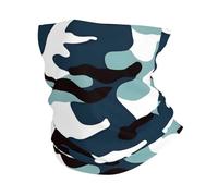 CNTDBU Pañuelo deportivo multifuncional de camuflaje marino, sin costuras, elástico, máscara facial, diadema, polaina para ciclismo, correr, senderismo, playa y esquí