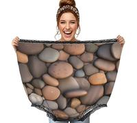 CNTDBU Pebbles In The Beach - Bragas para mujer, divertido regalo de broma, ropa interior de gran tamaño, pantalones grandes novedosos para despedida de soltera, intercambio de Papá Noel secreto