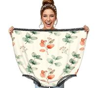 CNTDBU Plant Diary - Bragas para mujer, divertido regalo de broma, ropa interior de gran tamaño, pantalones grandes novedosos para despedida de soltera, intercambio de Papá Noel secreto, color negro