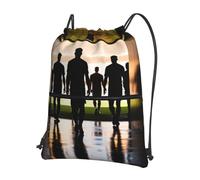 CNTDBU Player Tunnel Walk - Mochila con cordón y cremallera, impermeable, ligera, para deportes de gimnasio, bolsa de cincha ajustable para viajes y senderismo