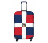CNTDBU República Dominicana Funda elástica para maleta, protector de equipaje elástico para viajes, resistente a los arañazos, se adapta a la mayoría de maletas, Black, L, bohemio
