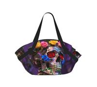 CNTDBU Romance until death - Manta de picnic 2 en 1, plegable, impermeable, redonda, para parque de playa, bolsa portátil de camping con bolsillos de almacenamiento para aventuras al aire libre