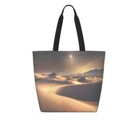 CNTDBU Sahara Desert Tyvek - Bolsa de compras reutilizable, ligera, plegable, de papel, impermeable, duradera, respetuosa con el medio ambiente, para compras, trabajo, viajes