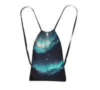 CNTDBU Science Fiction Stars - Mochila plegable con cordón, ligera, plegable, reutilizable, para viajes, mochila compacta para camping, gimnasio