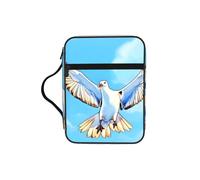 CNTDBU Seagulls In Flight - Bolsa de estudio bíblico con asas, organizador resistente al agua para viajes a la iglesia, soporte para bolígrafos, tablet, diario