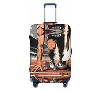 CNTDBU Sprint Start Burst - Funda elástica para maleta, protector de equipaje elástico para viajes, resistente a los arañazos, se adapta a la mayoría de maletas, Black, XL, bohemio