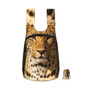 CNTDBU The Leopard Hunting - Mochila plegable de 16 l, ligera, plegable, para viajes, impermeable, con cremallera, para hombres y mujeres