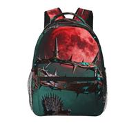 CNTDBU Thorn Crown King - Mochila ligera e informal para adultos, mochila de viaje de gran capacidad con correas acolchadas, bolsa de viaje resistente al agua