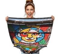 CNTDBU Tifo - Bragas gigantes de abuela para mujer, divertido regalo de broma, ropa interior de gran tamaño, pantalones grandes novedosos para despedida de soltera, intercambio secreto de Papá Noel