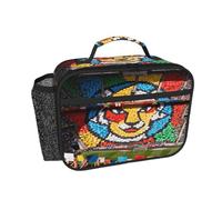 CNTDBU Tifo - Lonchera térmica gigante para hombres y mujeres, bolsa térmica para el trabajo, oficina, lonchera a prueba de fugas con bolsillo de malla para alimentos