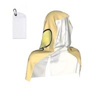 CNTDBU Toalla de enfriamiento con capucha de abeja amarilla, cubierta de cuello instantáneo para deportes, trapo de refrigeración UV para correr y gimnasio
