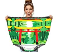 CNTDBU Torii Gate Three Granny - Bragas para mujer, divertido regalo de broma, ropa interior de gran tamaño, pantalones grandes novedosos para despedida de soltera, intercambio secreto de Papá Noel