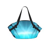 CNTDBU Whales under the sea - Manta de picnic 2 en 1, plegable, impermeable, redonda, para parque de playa, bolsa portátil de camping con bolsillos de almacenamiento para aventuras al aire libre