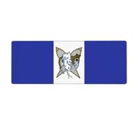 CNTDBU Whati Flags - Alfombrilla de escritorio extra grande de 11.8 x 31.5 pulgadas, alfombrilla antideslizante para mouse para juegos con borde cosido, alfombrilla impermeable para teclado para