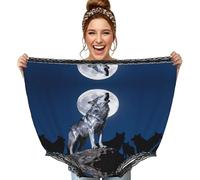 CNTDBU Wolf King Howl Granny Bragas para mujer, divertido regalo de broma, ropa interior de gran tamaño, pantalones grandes novedosos para despedida de soltera, intercambio secreto de Papá Noel, color