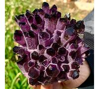 CNTUSRXT Amethyst Violet Ghost Phantom Quartz Crystal Cluster Pray Home Decor degaussing Ornaments (Size : 500-600g) Gemstone Stone