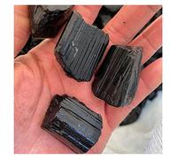 CNTUSRXT Black Tourmaline Rough Crystal Stone Home Decor Science Teaching Collection (Size : 1pcs (60-80g)) Gemstone Stone