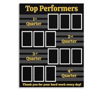 CNTUSRXT Modern Employee Award Poster Canvas Print For Office Decor And Room Aesthetics(Framed,08x12inch(20x30cm))