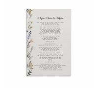 CNTUSRXT Motivational Poetry Poster Reason Season Lifetime Verse Wall Print(Unframed,16x24inch(40x60cm))