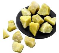 CNTUSRXT Piedra de Jade limón 190-200 g, Piedra Incienso, Cristal, Crudo, artesanías, Decorativa Gemstone Stone