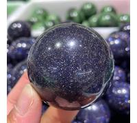 CNTUSRXT Stone Blue Sand Quartz Crystal Ball Beautiful Crystal(40-50mm) Gemstone Stone
