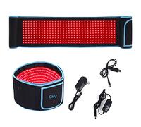 CNV Cinturón de terapia de luz infrarroja 500 LED cerca de Terapia de luz infrarroja roja y terapia láser rojo para relajar los músculos, inflamación, mejorar la circulación (azul)