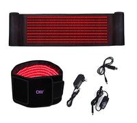 CNV Red Infrared Light Therapy Belt 600 LED- Near Infrared Light Therapy & Red Light Therapy for Relaxing Muscle, Inflammation, Improve Circulation (Black)