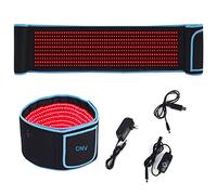CNV Red Infrared Light Therapy Belt 600 LED- Near Infrared Light Therapy & Red Light Therapy for Relaxing Muscle, Inflammation, Improve Circulation (Blue)