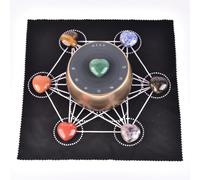 CNYANFEI Juego de cuencos tibetanos electrónicos con 7 piedras de corazón de chakras, 9 modos de audio para meditación, alivio del estrés, yoga y terapia de sonido profesional