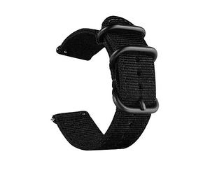CNYMANY Banda de Reloj Balística Universal, Correa de repuesto de correa tejida de lona de nylon Cierre de hebilla Cierre ajustable para Smart-watch Sport Fitness Tracker