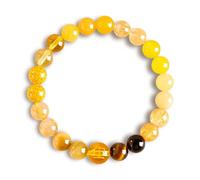 CNYTPE Five Elements Balance Feng Shui - Pulsera de ciclo energético para hombres y mujeres, diseño original de cristal para buena suerte, abundancia, protección y armonía, Talla única, Cristal