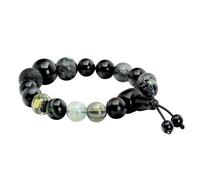CNYTPE Five Elements Balance Feng Shui - Pulsera de ciclo energético para hombres y mujeres, diseño original de cristal para buena suerte, abundancia, protección y armonía, Talla única, Cristal