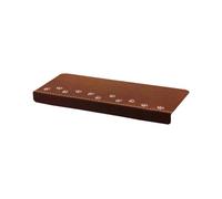 CNYUON 5pcs Soft Stair Step Mat with Various Patterns Self-Adhesive Non-Slip Water-Absorbing Carpet To Protect The