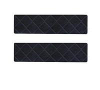 CNYUON 6 Alfombrillas Autoadhesivas for escaleras de Interior, Lavables, Seguridad, silenciosas, Antideslizantes(Black)