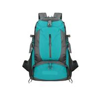 CNYUON Mochila de senderismo Bolsa de viaje versátil for viajar Mochila de montañismo al aire libre for hombres y mujeres(Lake Blue)