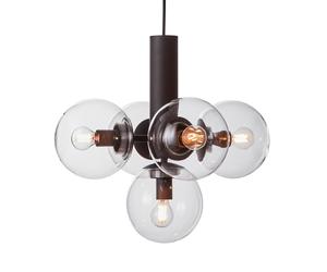 CO Bankeryd Lámpara de techo Avenue 43 Negro-pantalla transparente