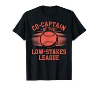 Co-Capitán Ligas de Béisbol Intramural de Low Stakes Camiseta