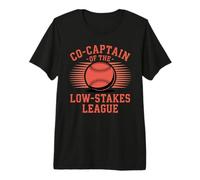 Co-Capitán Ligas de Béisbol Intramural de Low Stakes Camiseta Premium