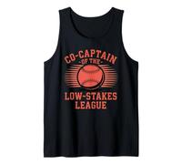 Co-Capitán Ligas de Béisbol Intramural de Low Stakes Camiseta sin Mangas