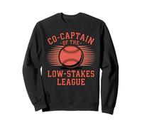 Co-Capitán Ligas de Béisbol Intramural de Low Stakes Sudadera