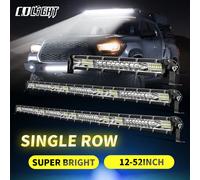 CO LIGHT Barra de luz LED de 52 pulgadas 20 “32” Luz de trabajo LED Combo 4x4 Barra de luz todoterreno para tractor barco 4WD 4x4 camiones SUV 12V 24V 52inch 260W