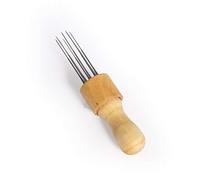 Co-link Agujas de Fieltro Herramientas de Fieltrar de Madera con Mango de Madera Maciza Sintieron Kit De Inicio Fieltro Herramienta (Felt Stitch Punch Tool with Solid Wood Handle)