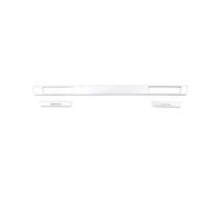 Co-Pilot Asiento Copiloto Tapa Vaso Decoración Para Serie 3 E90 E92 E93 2005-2012 LHD Panel fascia radio coche(Plata)