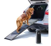CO-Z Rampa para Perros para Coche, 170 cm Rampa Plegable para Mascotas de hasta 90 kg Superficie Antideslizante para Coche SUV Camioneta Cama Sofá