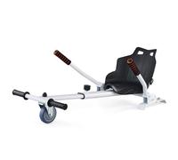 CO-Z Silla de Hoverboard Compatible para Adultos Hoverkart para Patiente Eléctrico de 17cm 20cm 25cm Asiento de Hoverboard Ajustable para Diversión (Blanco)